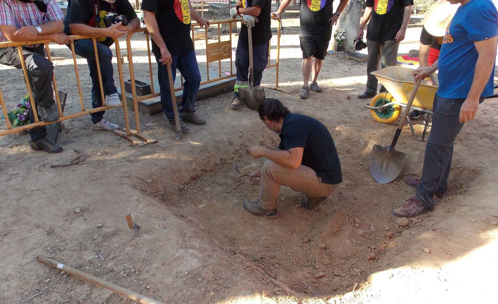Primer proyecto arqueológico de exhumación de la Guerra Civil en la ciudad de Huesca. 2017. ARQUEOPLUS. Dirección: A. Alagón/F. Pérez.