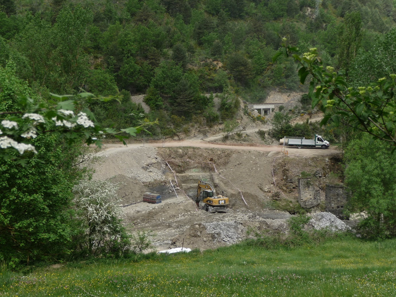 Control y seguimiento arqueológico en obra Puente de Sabiñánigo (Huesca). Antonio Alagón. ARQUEOPLUS ©